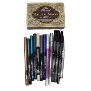 Lot of assorted Eyeliners and Eyeshadow Palette